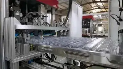 ماكينة التشكيل الحراري لصواني تجهيز الحقن الطبية البلاستيكية(HY-70/80) 